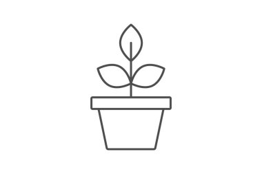 İnce çizgi simgesi, vektör, piksel mükemmel çizer