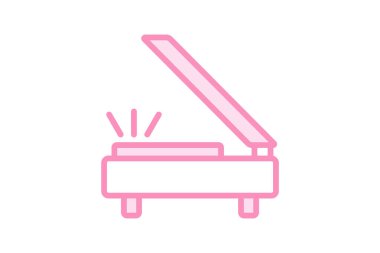 Tarayıcı duotone çizgi simgesi, vektör, piksel mükemmel, illüstratör dosyası