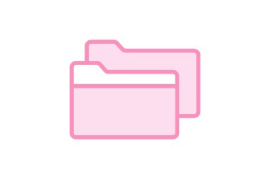 Dizinler duotone satır simgesi, vektör, piksel mükemmel, illüstratör dosyası