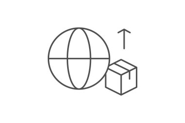 İnce çizgi simgesi, vektör, piksel mükemmel, illüstratör dosyası aktar