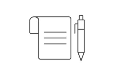 Ticaret Birliği ince çizgi simgesi, vektör, piksel mükemmel, illüstratör dosyası