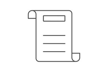 Ticari İşbirliği İnce Çizgisi simgesi, vektör, piksel mükemmel, illüstratör dosyası