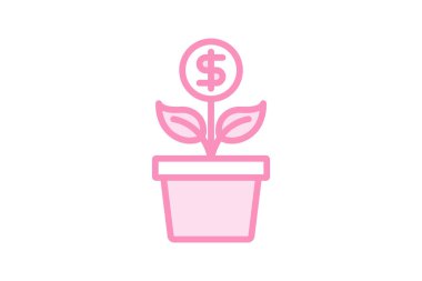 Ticaret Çözümleri duotone çizgi simgesi, vektör, piksel mükemmel, illüstratör dosyası