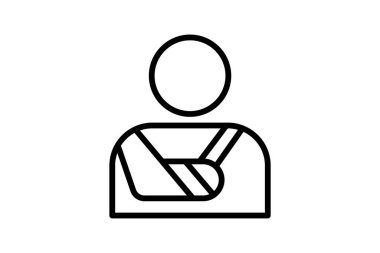 Zayiat çizgisi simgesi, vektör, piksel mükemmel, illüstratör dosyası