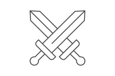 İnce çizgi simgesi, vektör, piksel mükemmel, illüstratör dosyası