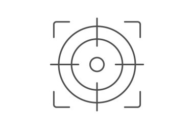 Ulusal Savunma İnce Çizgisi simgesi, vektör, piksel mükemmel, illüstratör dosyası