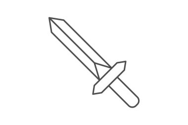 Savaş Ekonomisi ince çizgi simgesi, vektör, piksel mükemmel, illüstratör dosyası