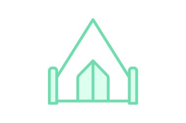 İç Savaş duoton çizgi simgesi, vektör, piksel mükemmel, illüstratör dosyası