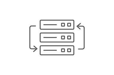 İnce çizgi simgesi, vektör, piksel mükemmel, illüstratör dosyasına öncelik ver