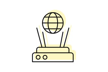 Teknolojik Hologram renk gölge inceltici simge, vektör, piksel mükemmel, illüstratör dosyası