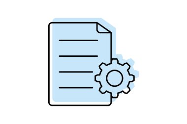 Belge Renk gölge ince çizgi simgesi, vektör, piksel mükemmel, illüstratör dosyası ayarlanıyor