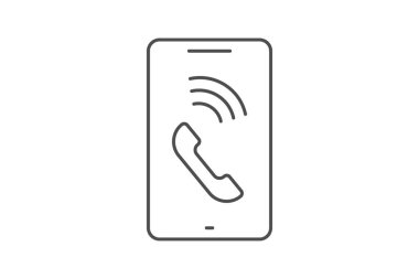 WiFi Video İnce çizgi simgesi, vektör, piksel mükemmel, illüstratör dosyası