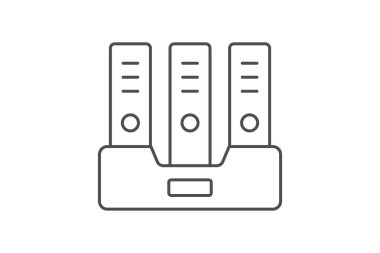 İnce çizgi simgesi, vektör, piksel mükemmel, illüstratör dosyası