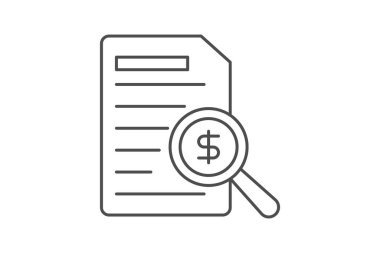 İnce çizgi simgesi, vektör, piksel mükemmel, illüstratör dosyasını denetle