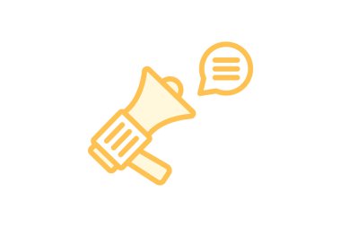 Viral Pazarlama duoton çizgi simgesi, vektör, piksel mükemmel, illüstratör dosyası