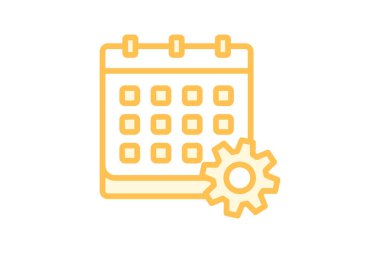 Olay ikili çizgi simgesi, vektör, piksel mükemmel, illüstratör dosyası işleniyor