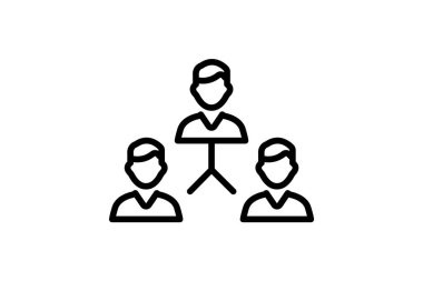 İşbirliği satırı simgesi, vektör, piksel mükemmel, illüstratör dosyası