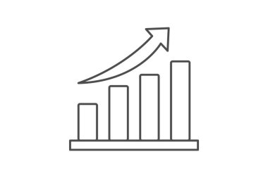 Büyüme inceliği simgesi, vektör, piksel mükemmel, illüstratör dosyası