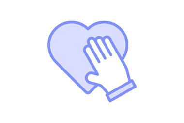 Dürüstlük duoton çizgi simgesi, vektör, piksel mükemmel, illüstratör dosyası