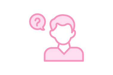 Merak duotone çizgi simgesi, vektör, piksel mükemmel, illüstratör dosyası