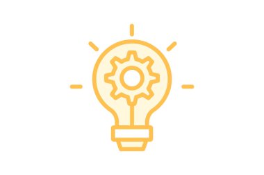 İnovasyon duotone satır simgesi, vektör, piksel mükemmel, illüstratör dosyası