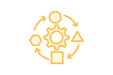 Adapte edilebilirlik duotone çizgi simgesi, vektör, piksel mükemmel, illüstratör dosyası