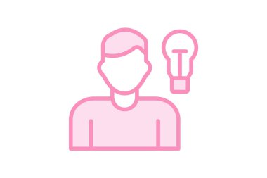 Azim duotone çizgi simgesi, vektör, piksel mükemmel, illüstratör dosyası