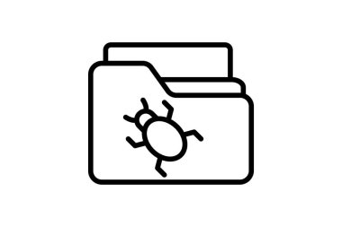 Dizin Etkilenen satır simgesi, vektör, piksel mükemmel, illüstratör dosyası