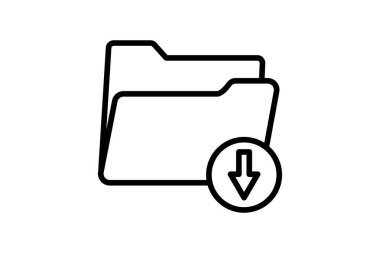 Dizin satır simgesi, vektör, piksel mükemmel, illüstratör dosyası indir