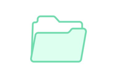 Dizin Dizini Açık duoton satır simgesi, vektör, piksel mükemmel, illüstratör dosyası