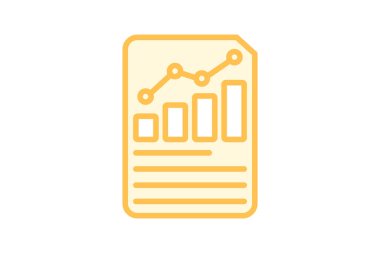 Dosya duotone satır simgesi, vektör, piksel mükemmel, illüstratör dosyası