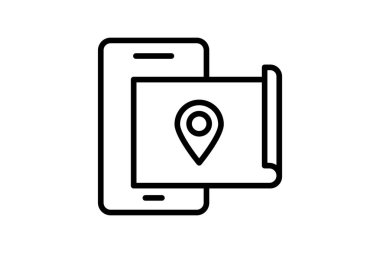 Satır simgesi, vektör, piksel mükemmel, illüstratör dosyası yönlendiriliyor