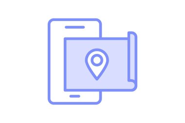 İkili satır simgesi, vektör, piksel mükemmel, illüstratör dosyası yönlendiriliyor