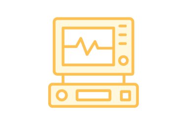 Tıbbi Ekipman duoton çizgi simgesi, vektör, piksel mükemmel, illüstratör dosyası