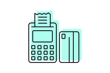 Nakitsiz Ödeme renk gölge inceltici simge, vektör, piksel mükemmel, illüstratör dosyası