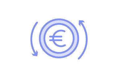 Ödeme işlemi duotone satır simgesi, vektör, piksel mükemmel, illüstratör dosyası