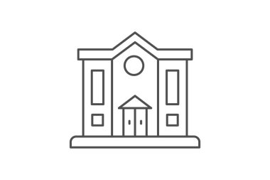 Kolaj ince çizgi simgesi, vektör, piksel mükemmel, illüstratör dosyası