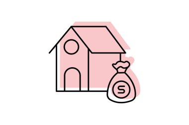 Özellik hızı renk gölge ince çizgi simgesi, vektör, piksel mükemmel, illüstratör dosyası