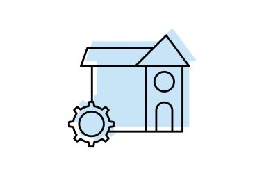 Renk gölge inceltici simge, vektör, piksel mükemmel, illüstratör dosyası