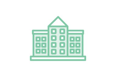 Daire duotone satır simgesi, vektör, piksel mükemmel, illüstratör dosyası