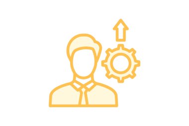 Kişisel Gelişim çizgi ikonu, vektör, piksel mükemmel, illüstratör dosyası