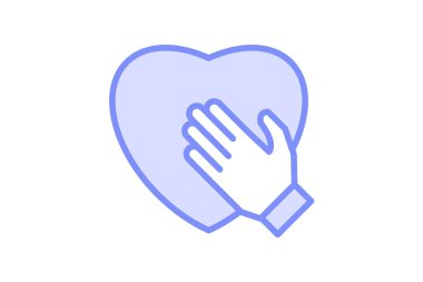 Kişisel Dürüstlük duoton çizgi simgesi, vektör, piksel mükemmel, illüstratör dosyası