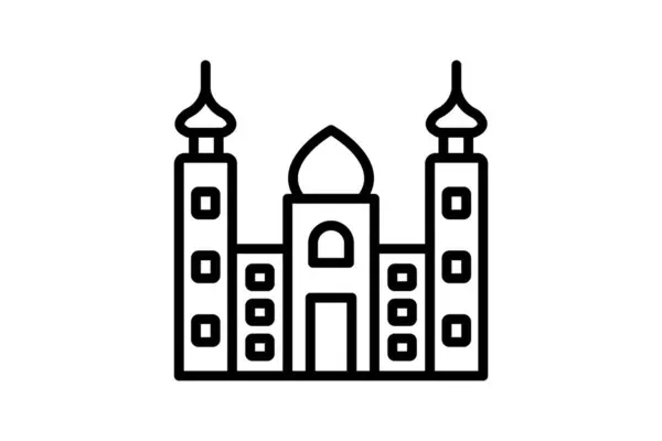 stock vector Mosque line icon , vector, pixel perfect, illustrator file