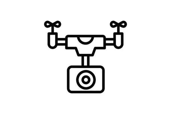 stock vector Drone Camera line icon , vector, pixel perfect, illustrator file