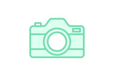 Dijital görüntüleme duoton çizgi simgesi, vektör, piksel mükemmel, illüstratör dosyası