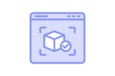 İkili satır simgesi, vektör, piksel mükemmelleştiriliyor, illüstratör dosyası