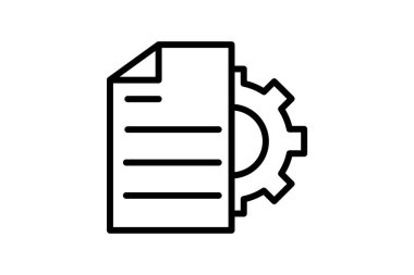 Uyum Yönetimi çizgi simgesi, vektör, piksel mükemmel, illüstratör dosyası