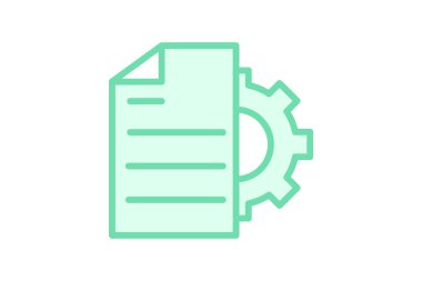 Uyum Yönetimi duoton satır simgesi, vektör, piksel mükemmel, illüstratör dosyası