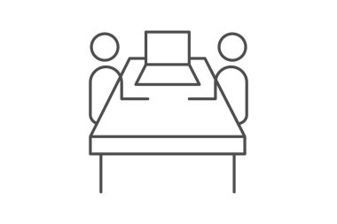 Otel İşlemleri İnce simgesi, vektör, piksel mükemmel, illüstratör dosyası