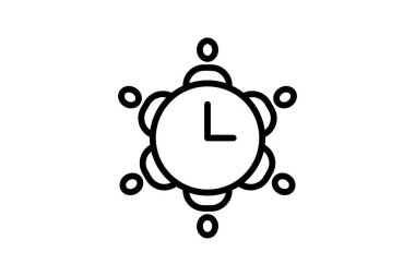 Verimlilik satırı simgesi, vektör, piksel mükemmel, illüstratör dosyası toplanıyor